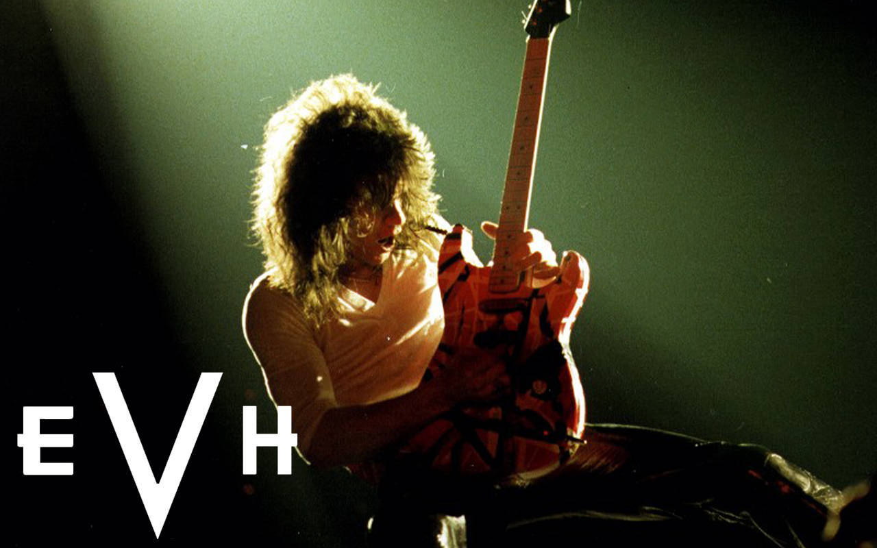 Eddie Van Halen EVH Portrait Wallpaper