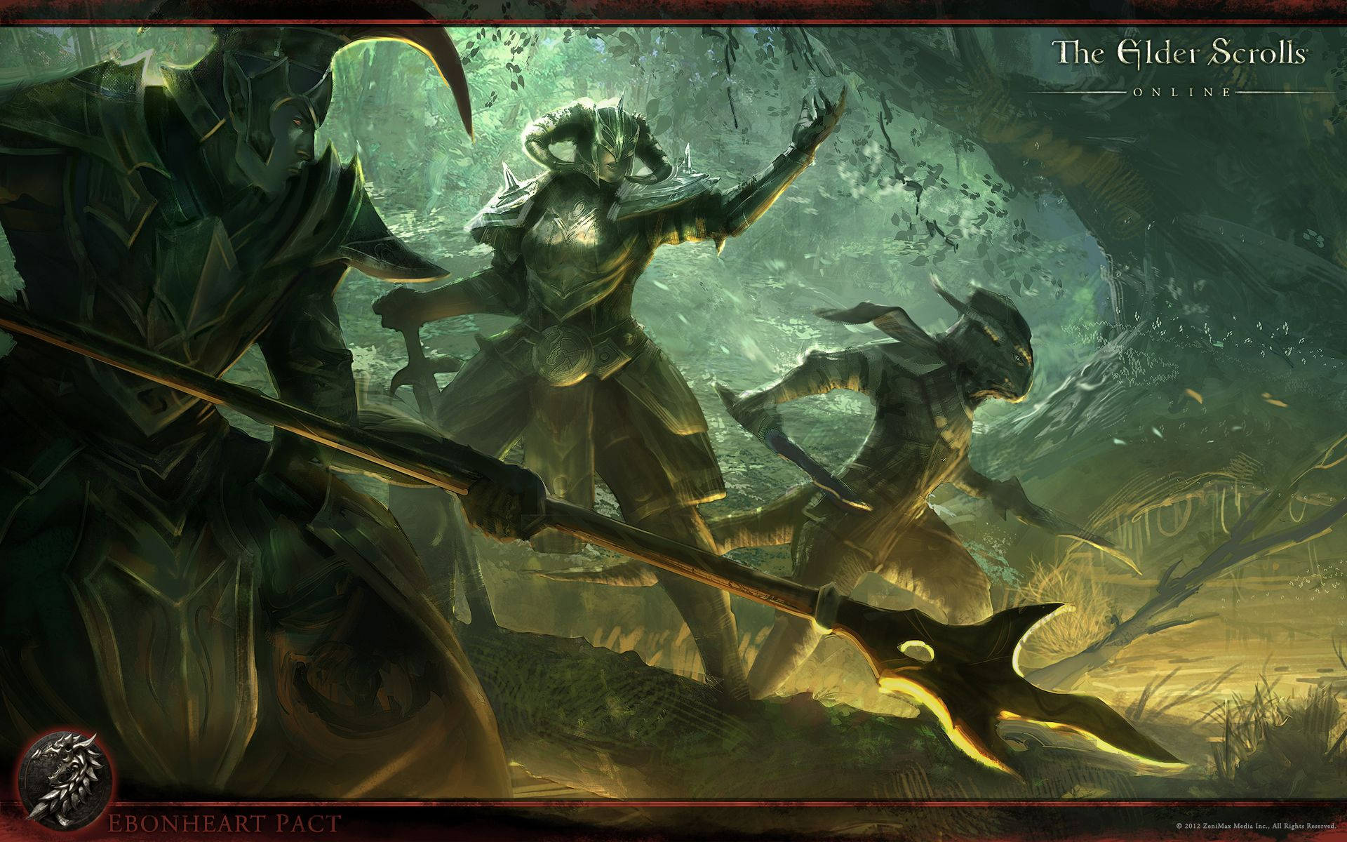 Become the Hero of Tamriel in Elder Scrolls Online Wallpaper