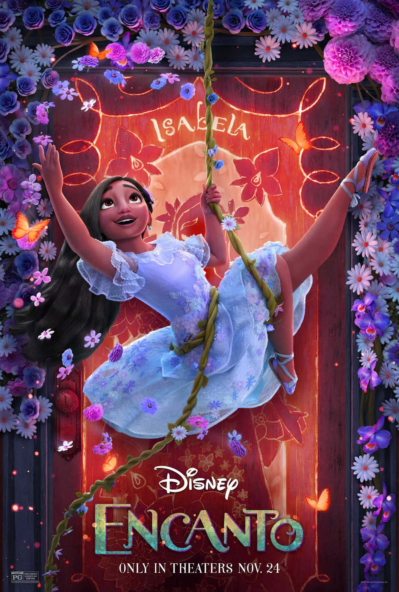 Encanto Isabela Movie Poster Wallpaper