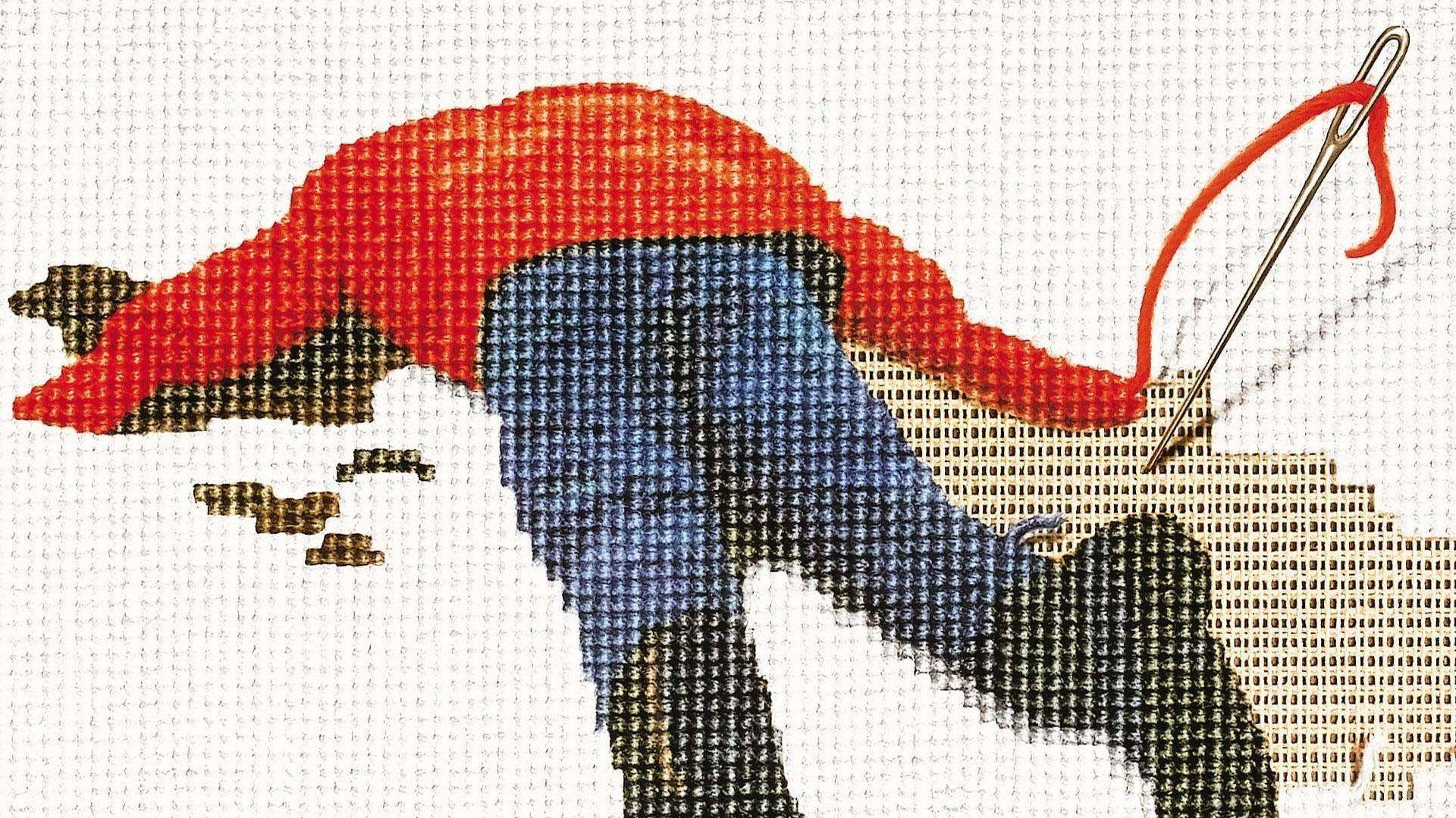 Fargo Pixelated Graphic Art Wallpaper