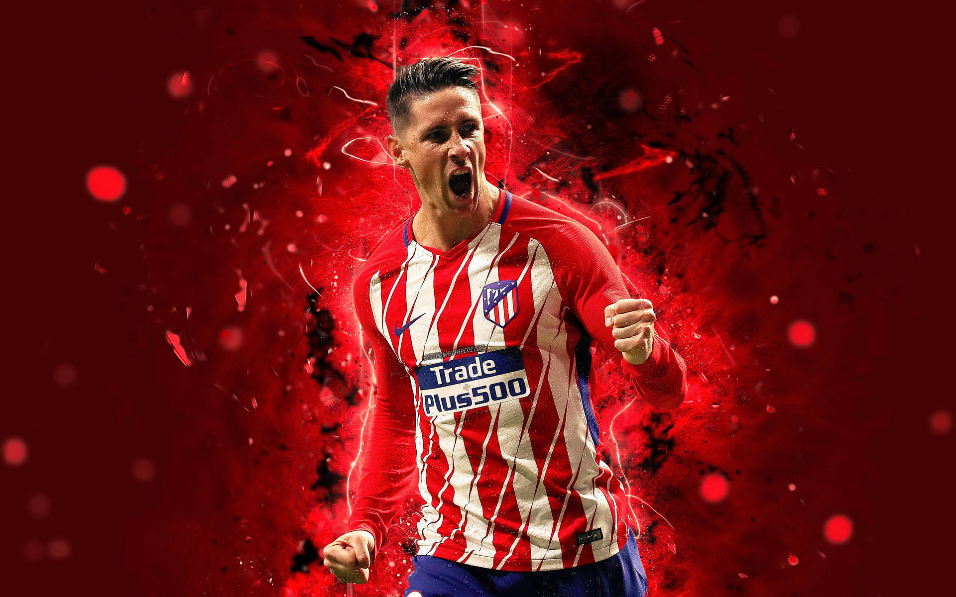 Fernando Torres Victory Pose Wallpaper