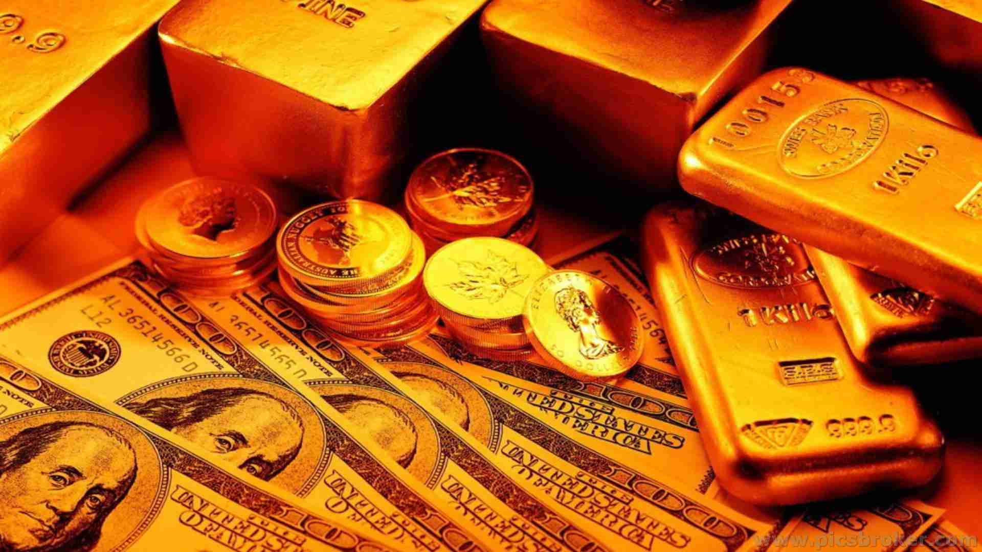 Finance Money Gold Bars Wallpaper