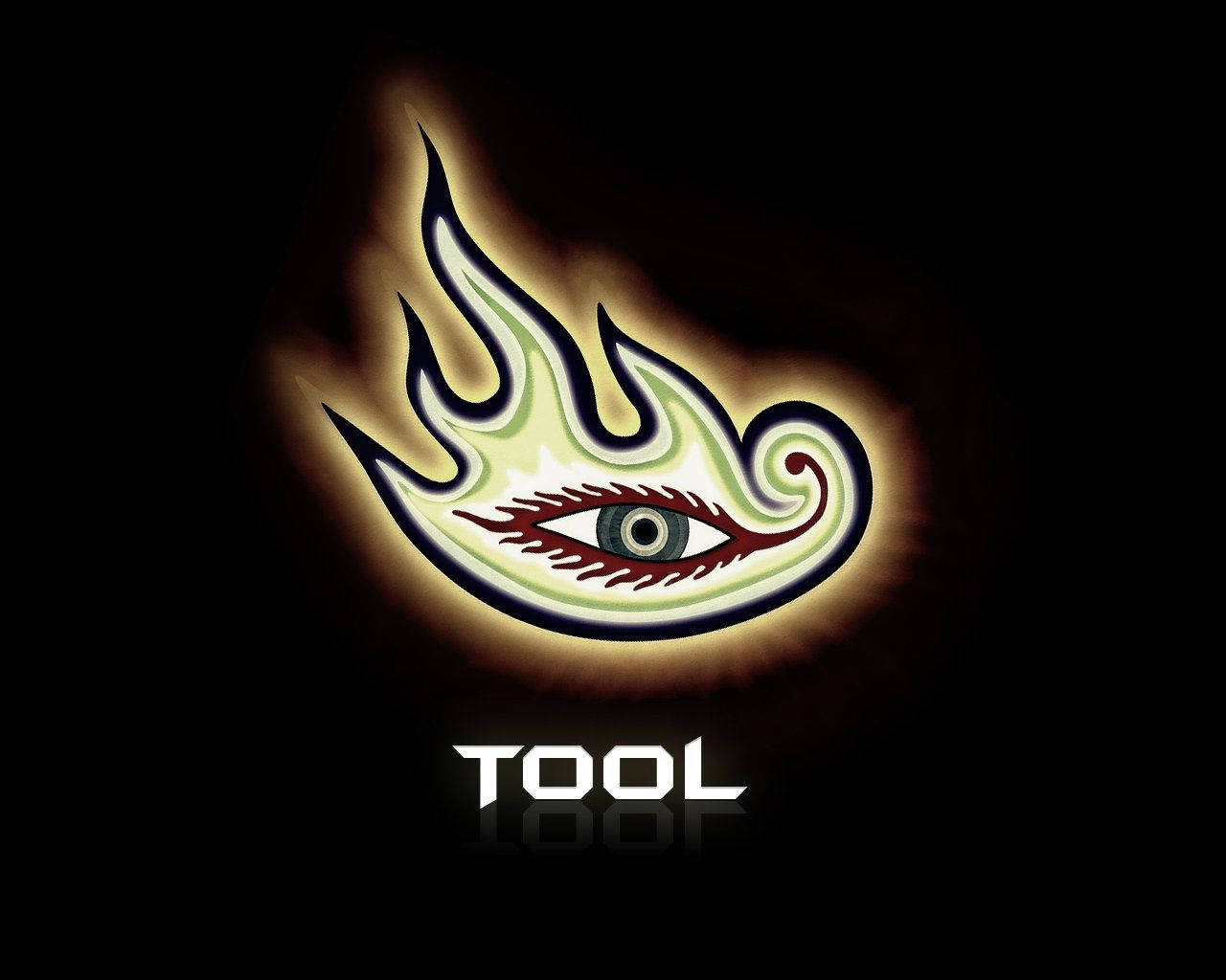 Behold, the Flaming Eye of Tool Wallpaper