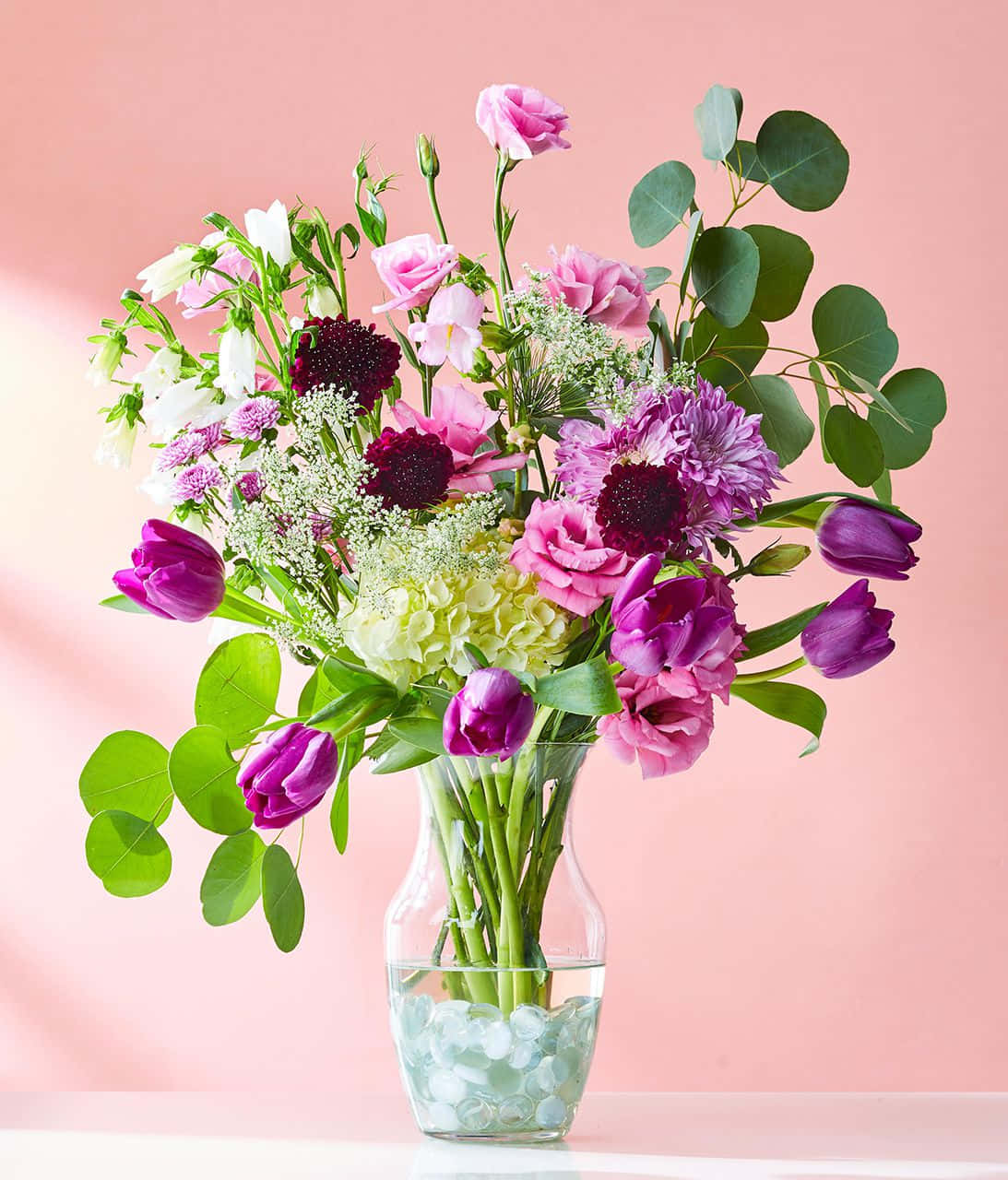 Purple Flower Arrangement Picture