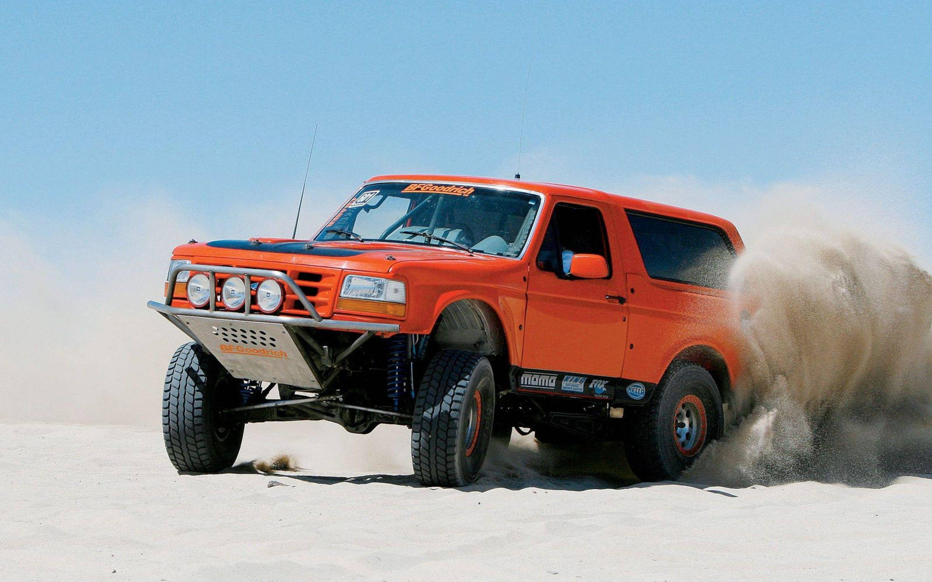 Ford Bronco Sand Dunes Wallpaper