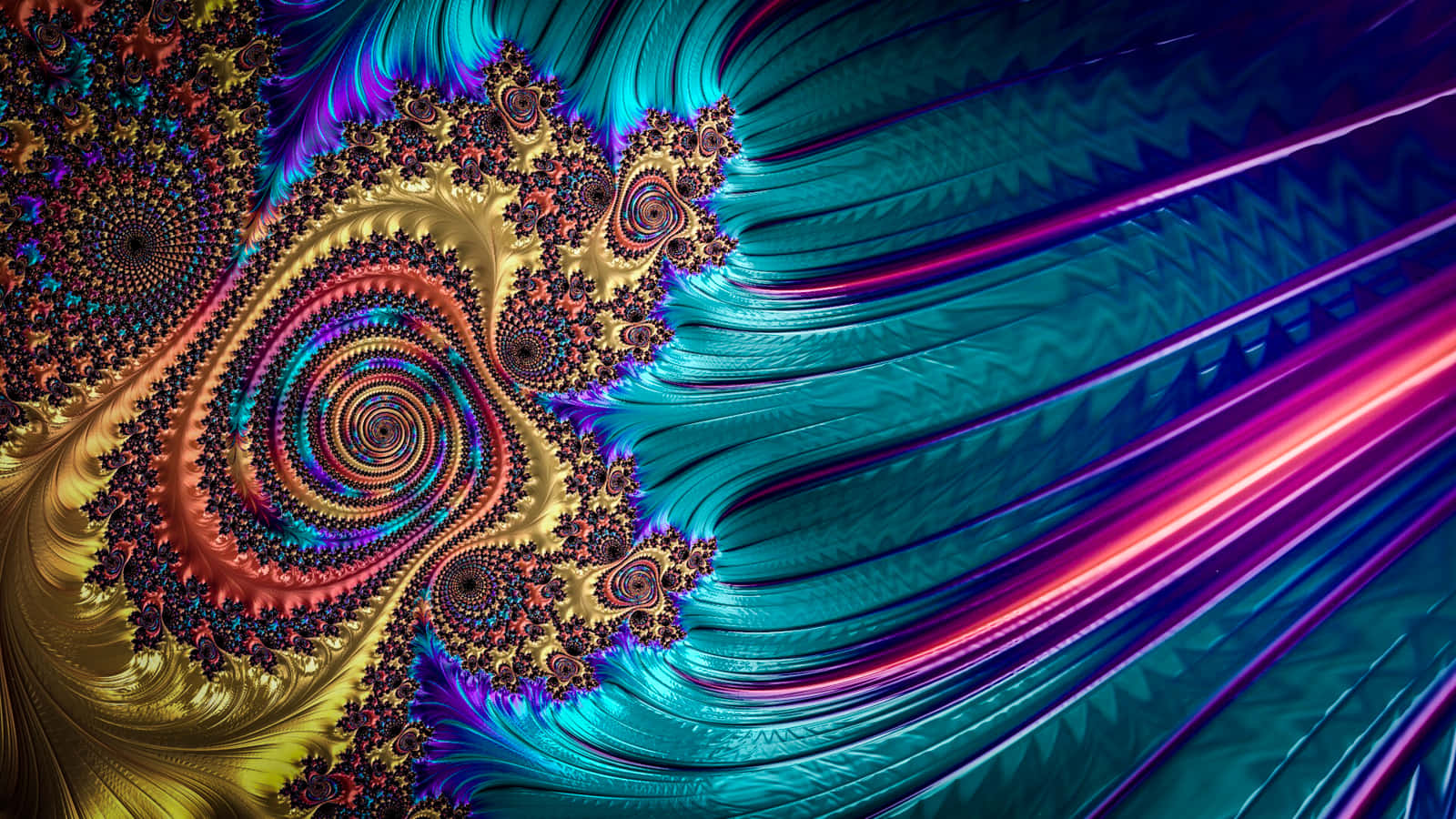 Geometric shapes unfold in endlessly fascinating patterns with Fractal art