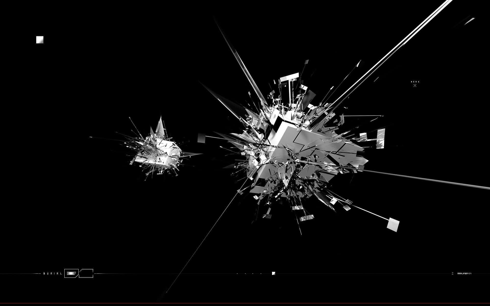 Fracture Glass Abstract Explosion Picture