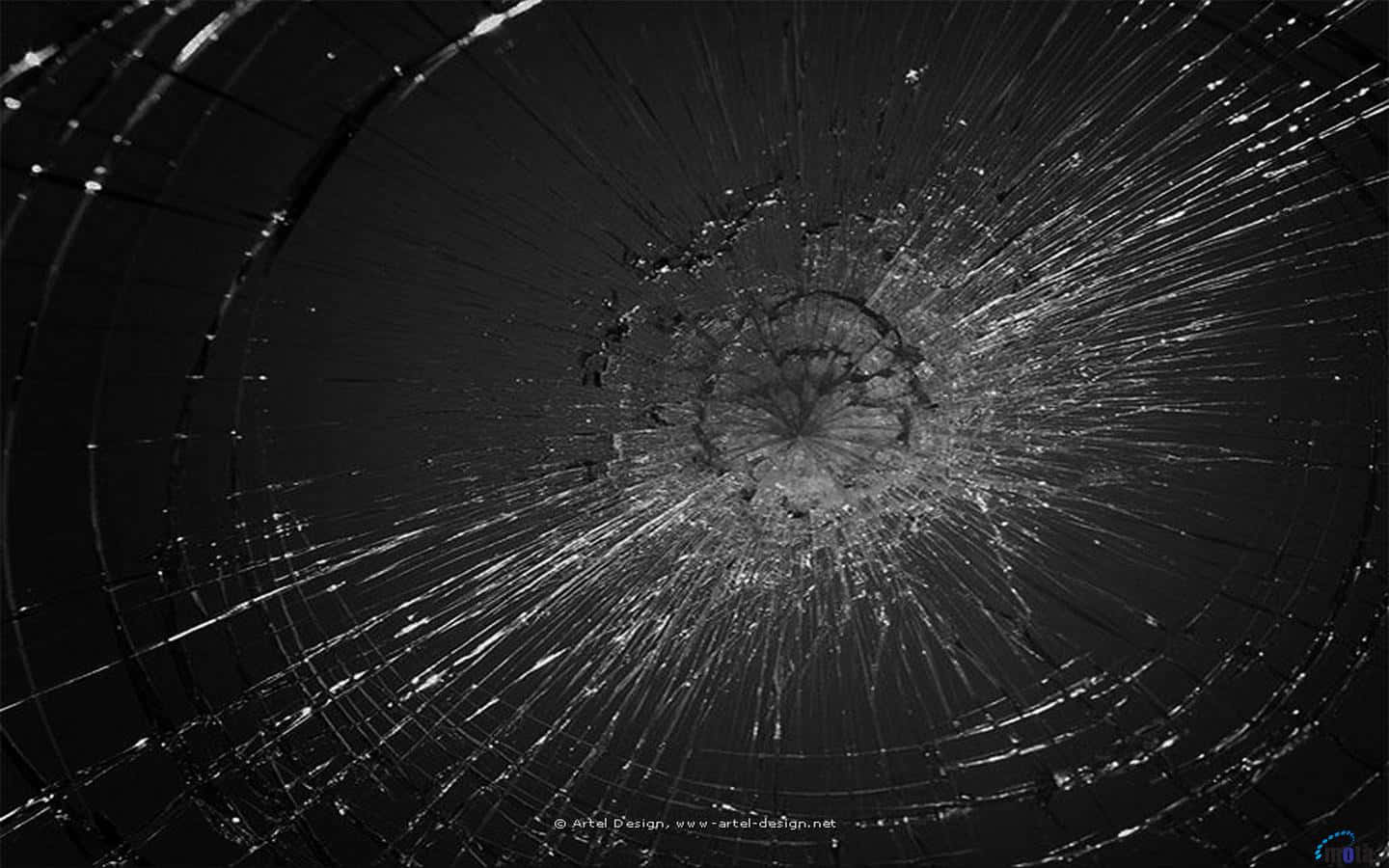 Fracture Glass Space Galaxy Picture