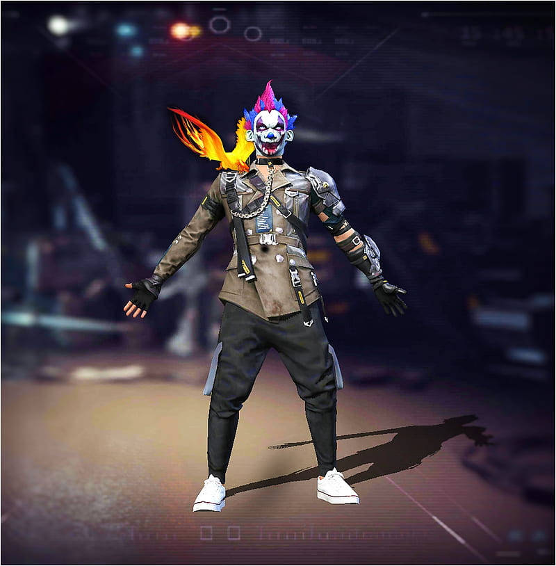 Free Fire Joker In The Game Wallpaper