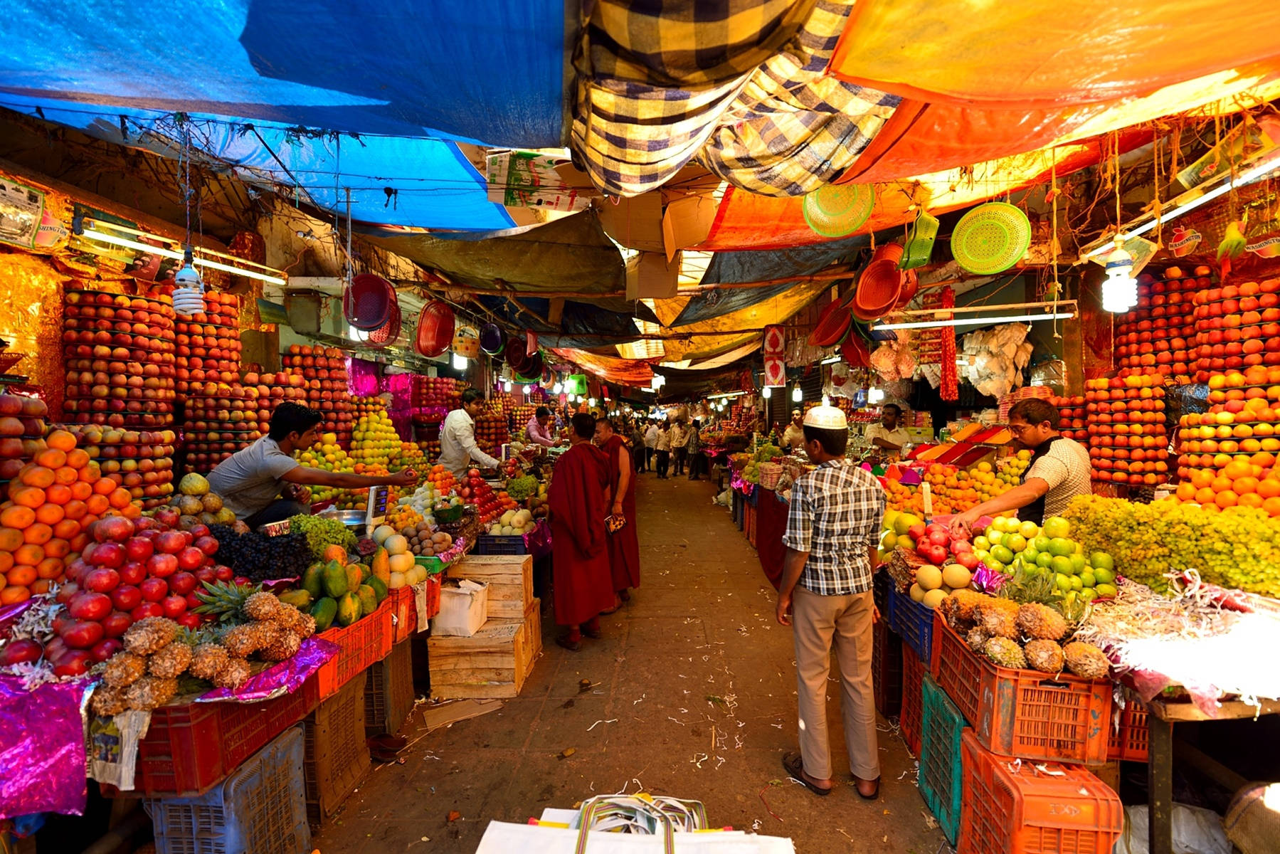 Fruits Market In India Wallpaper