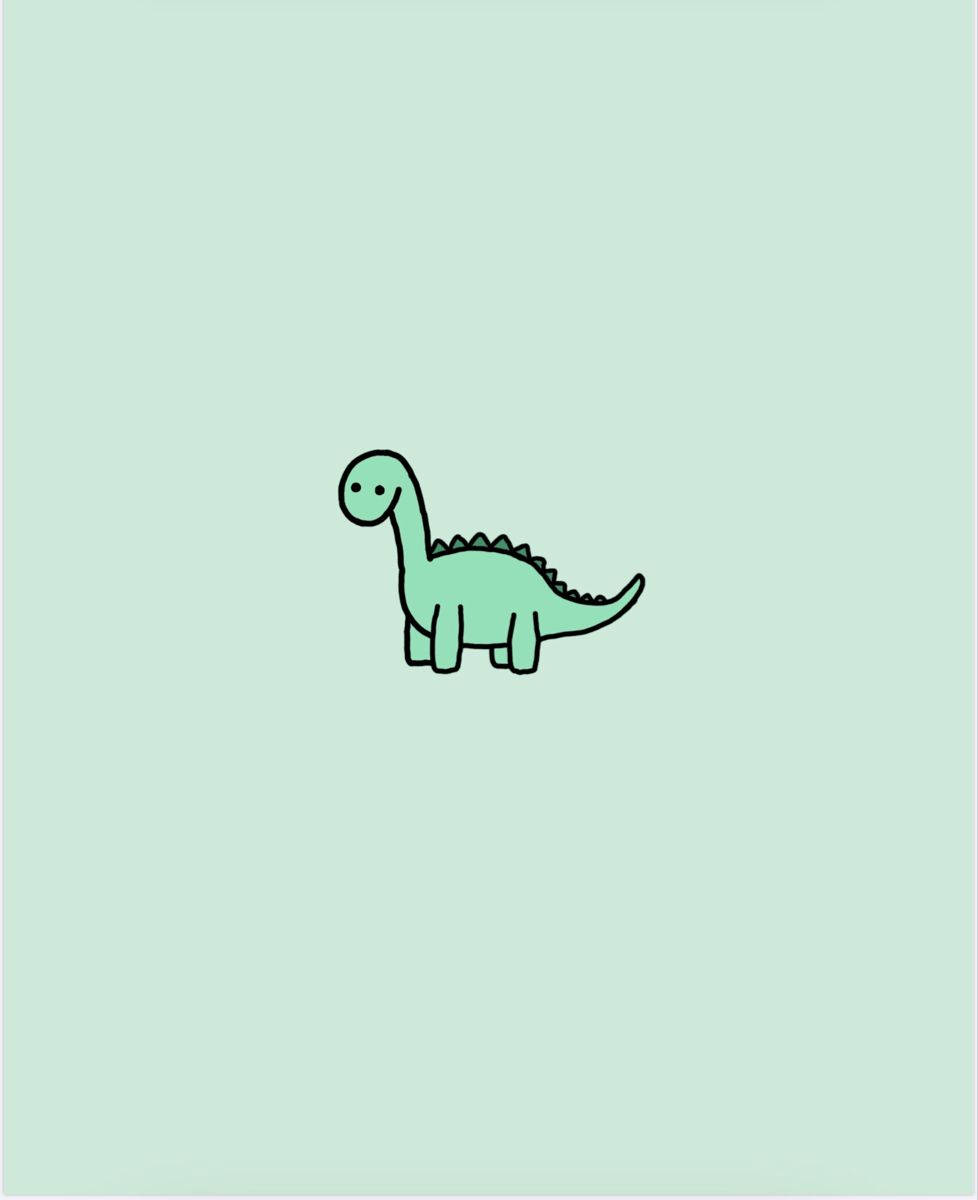Tiny Funny Dinosaur Wallpaper
