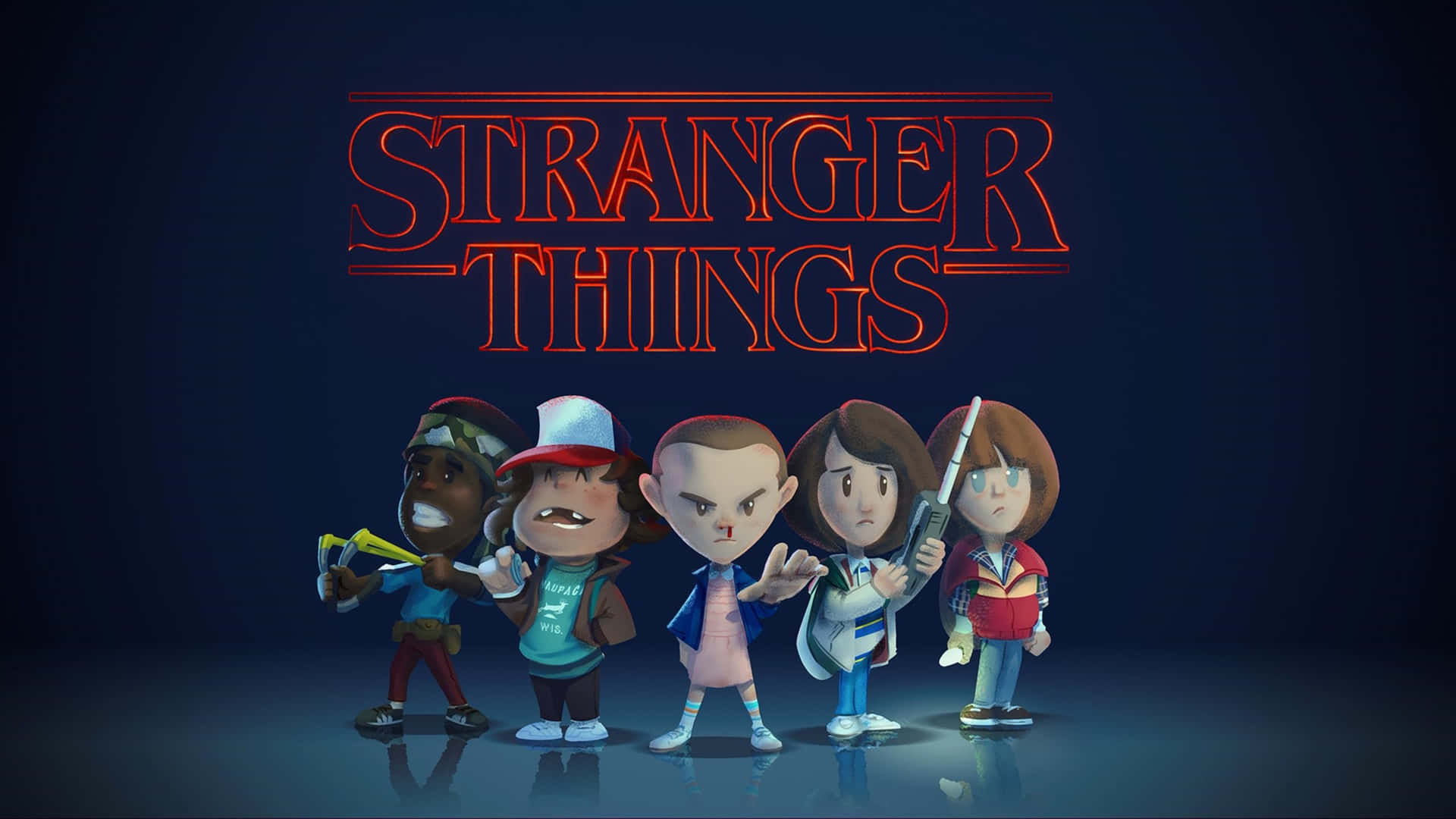 Funny Stranger Things Animated Movie Pictures