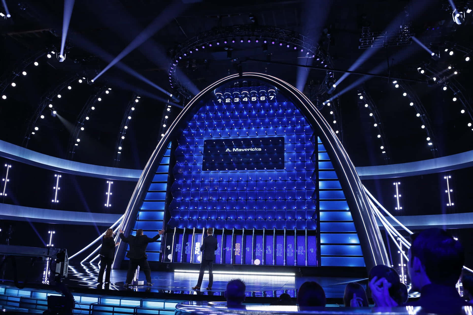 Game Show Background The Stage The Wall: Face au mur Game Show