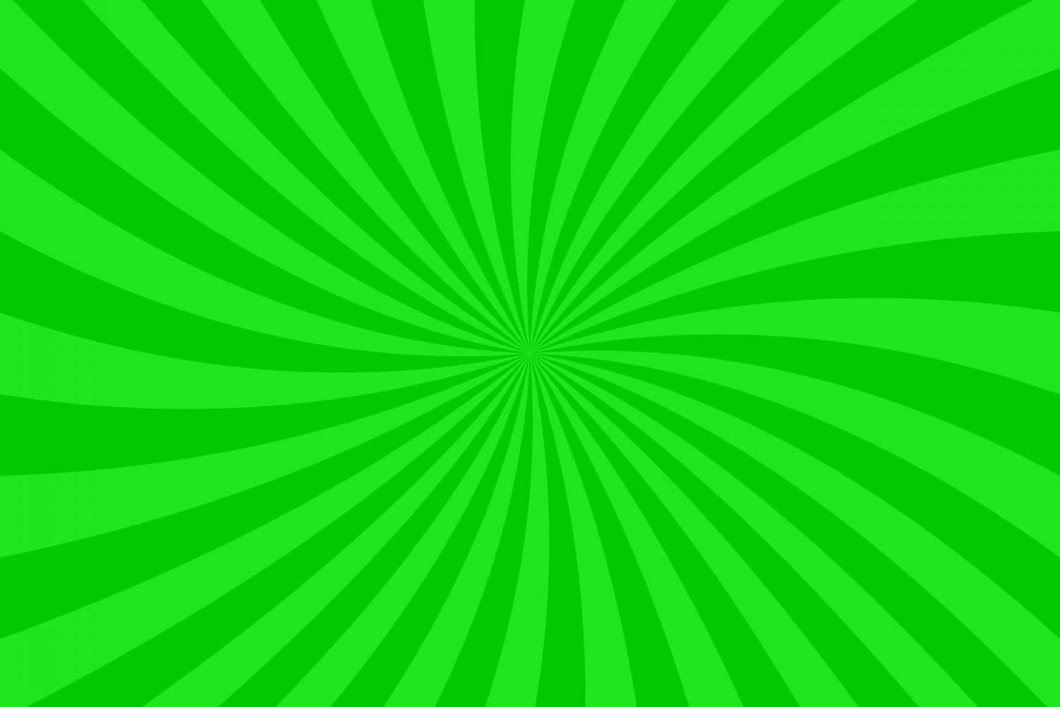 Green Striped Sunburst GFX Background