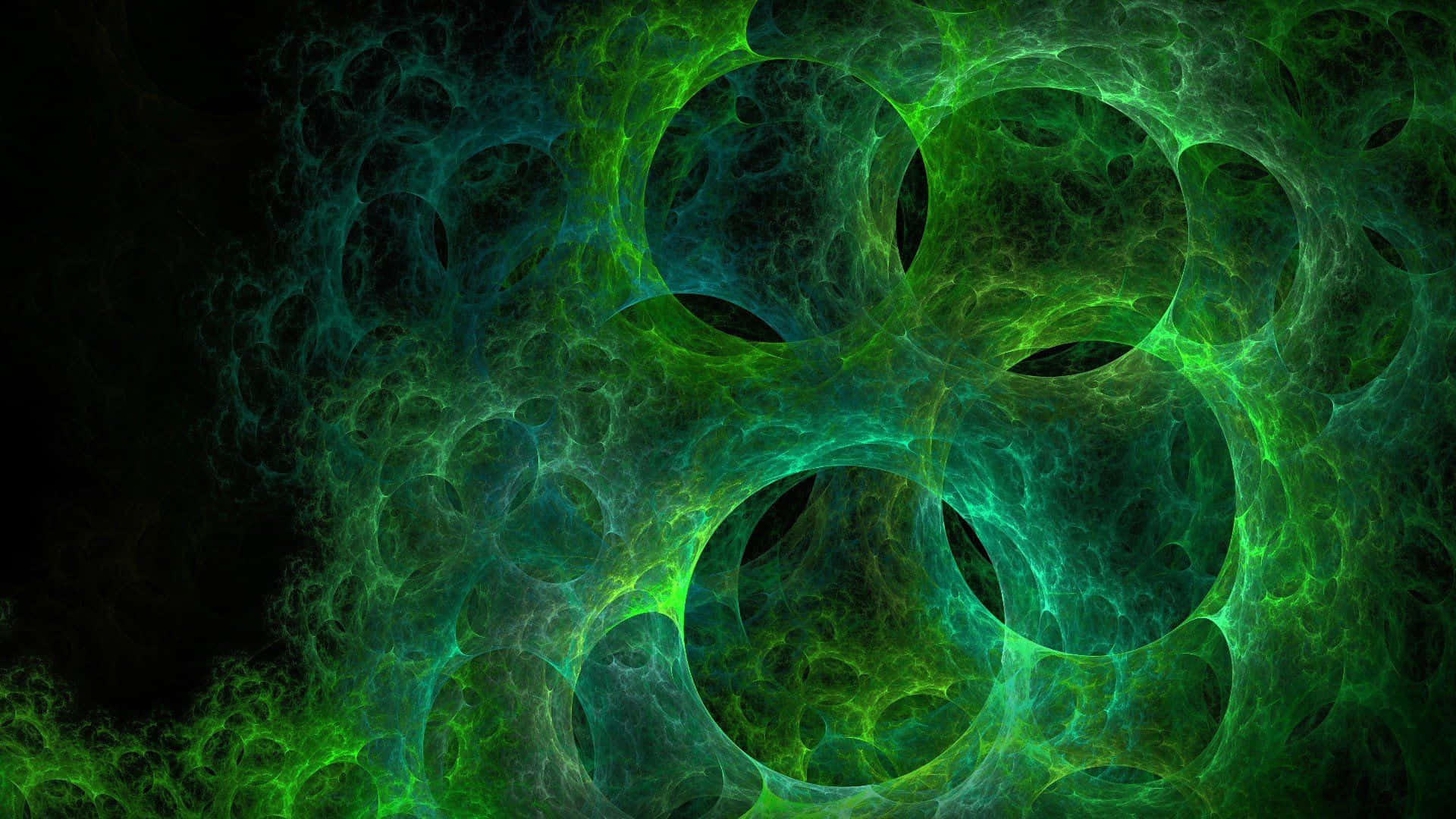 Black And Green Gfx Background Effect