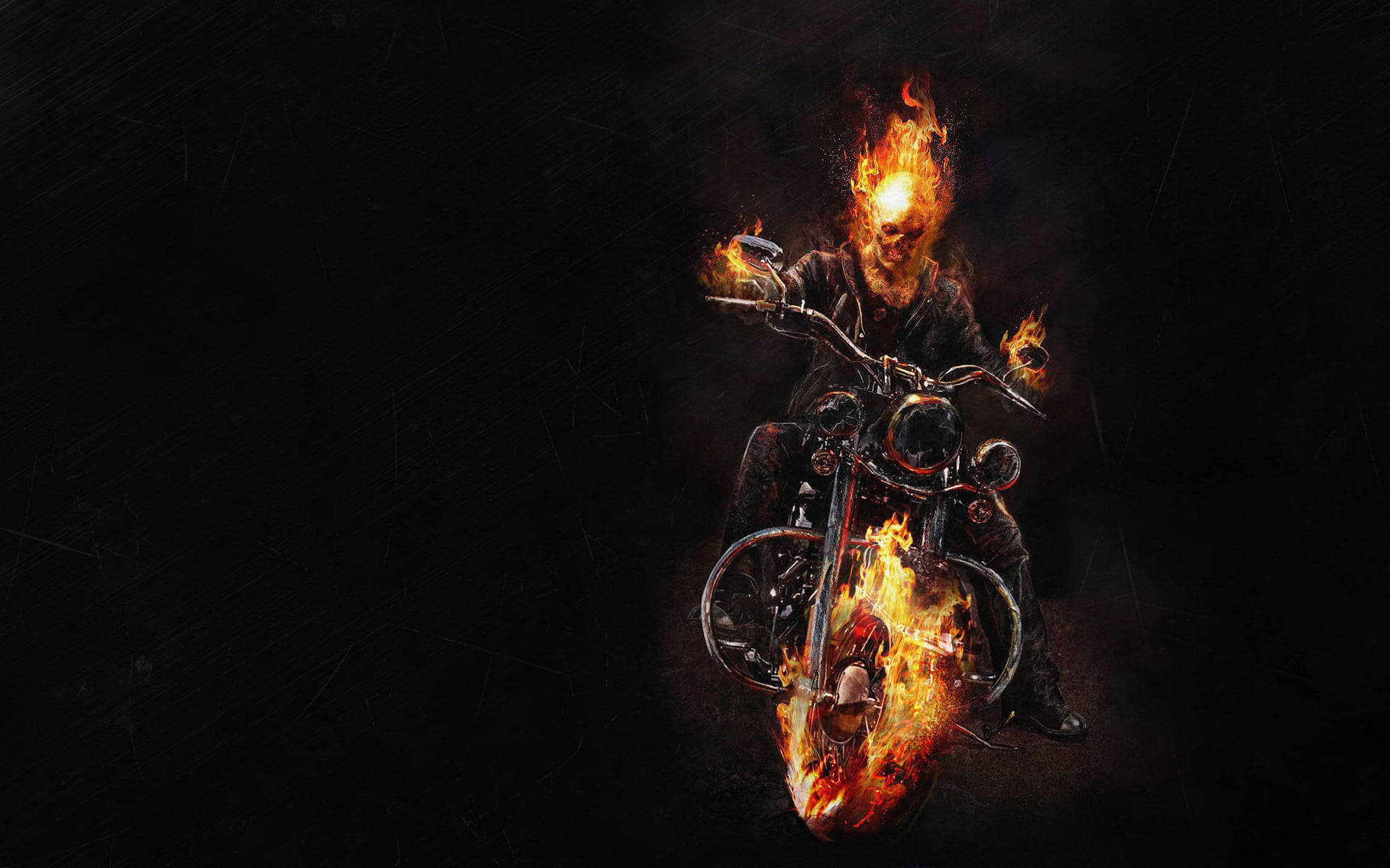 Ghost Rider Skeleton Desktop Wallpaper