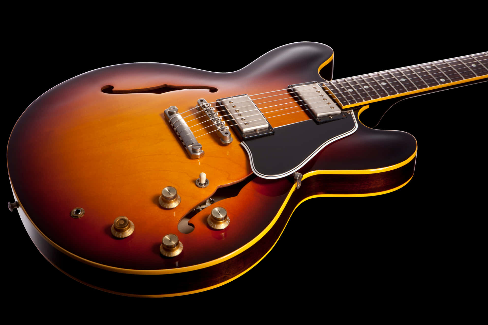 Gibson 335: Express Your Creativity With This Iconic Guitar Wallpaper