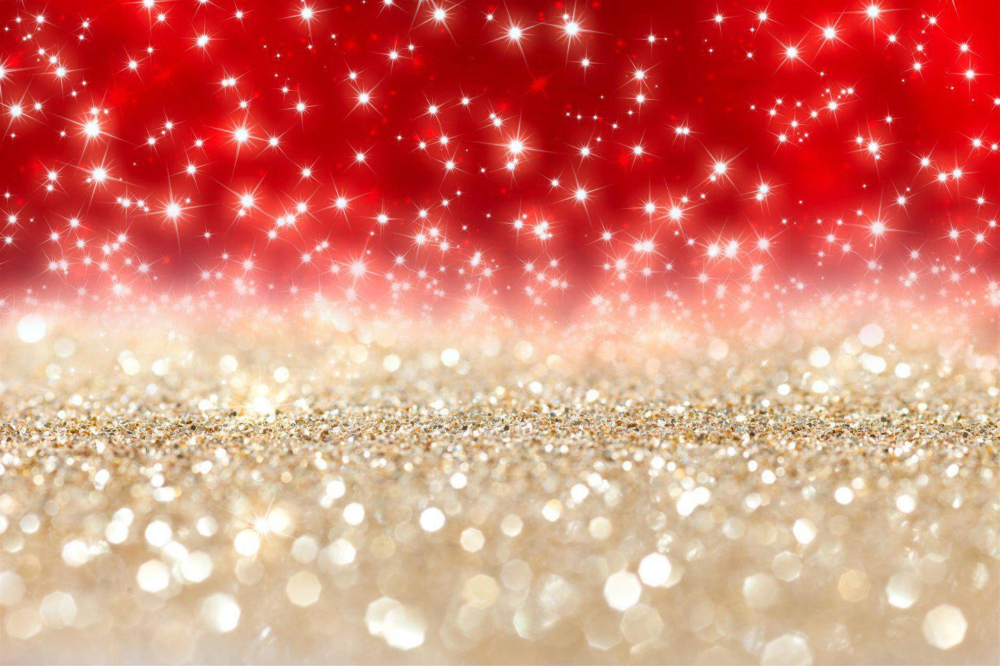 Christmas Background With Glitter And Stars Wallpaper