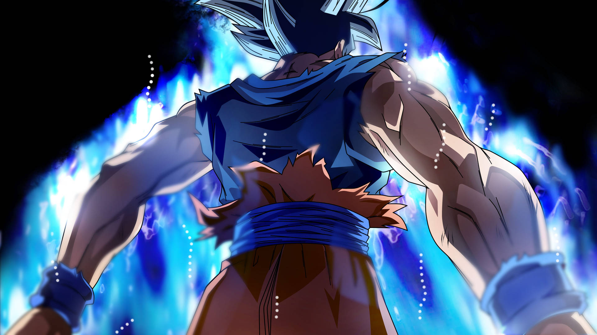 "Goku Unleashed His Super Saiyan Transformation" Wallpaper