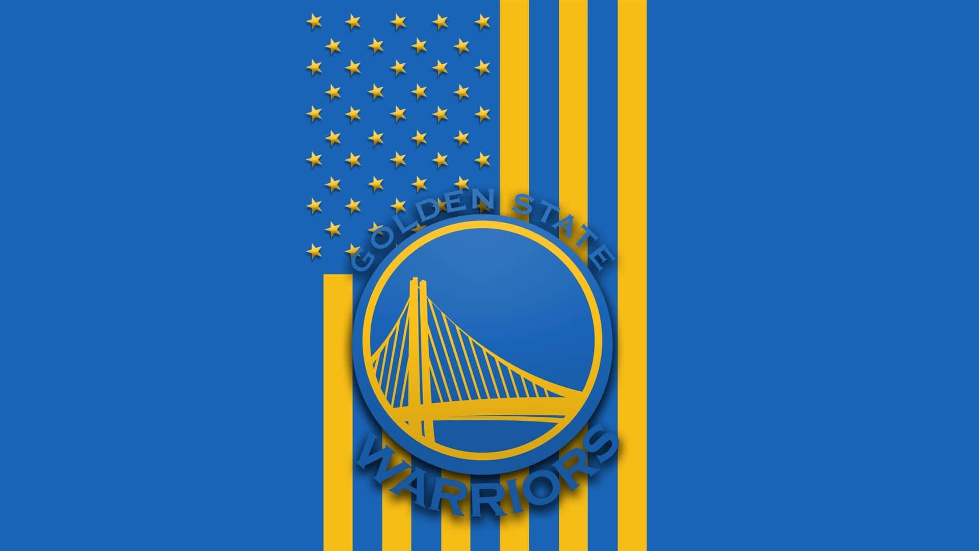 Iconic Golden State Warriors Logo Wallpaper