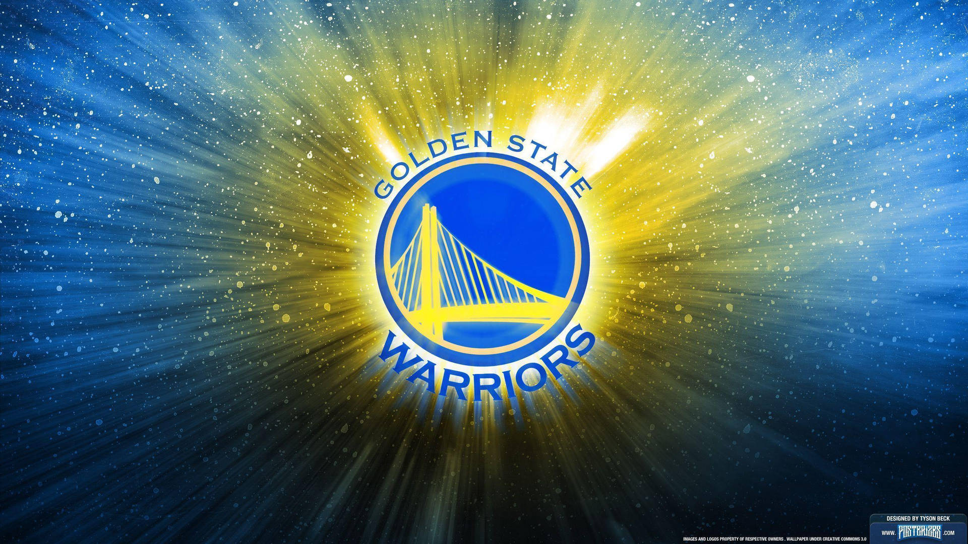 Golden State Warriors NBA Team Poster Wallpaper