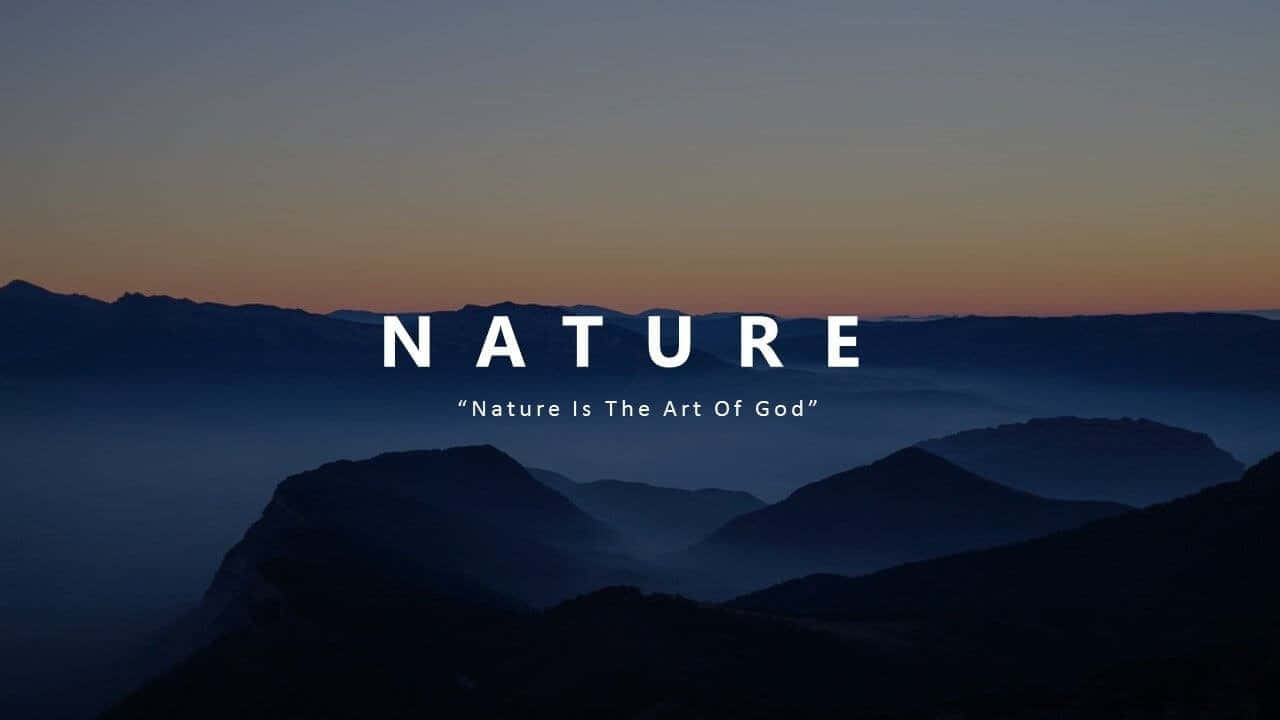 Nature Google Slides Background Design