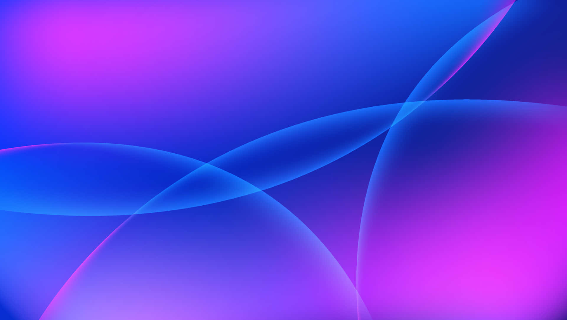 Pink And Blue Intertwined Circles Abstract Gradient Background