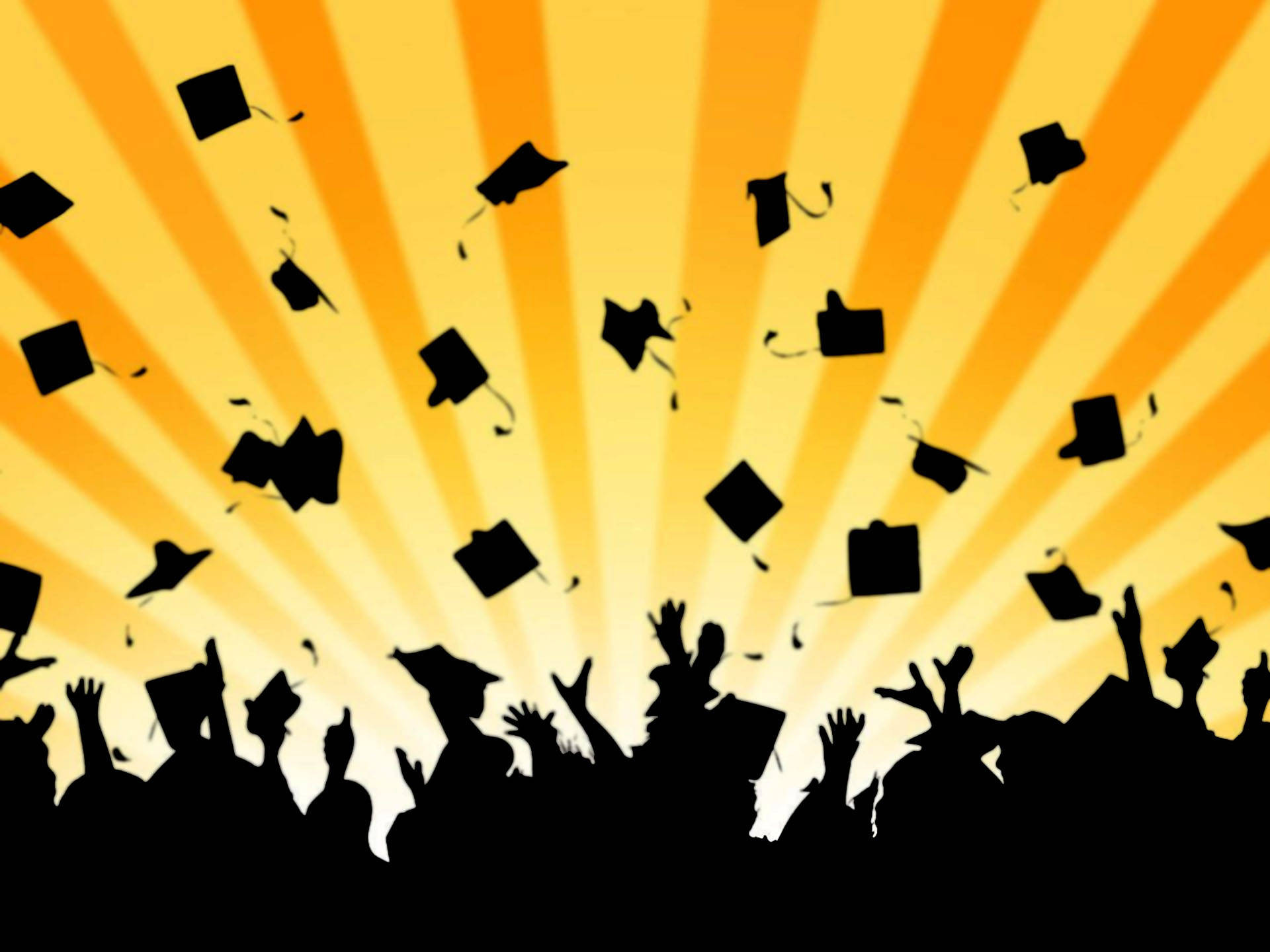 Graduation Celebration Background Wallpaper