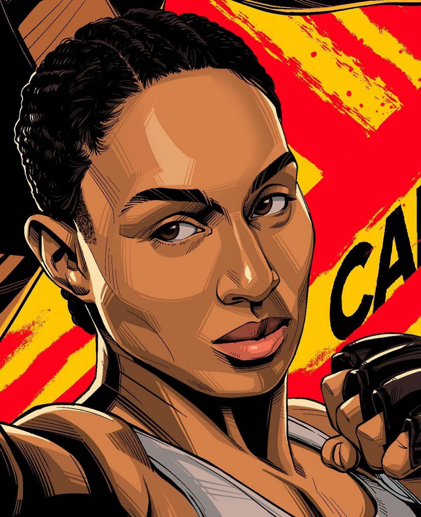 "Taila Santos: A Force to Be Reckoned With in the UFC Arena" Wallpaper