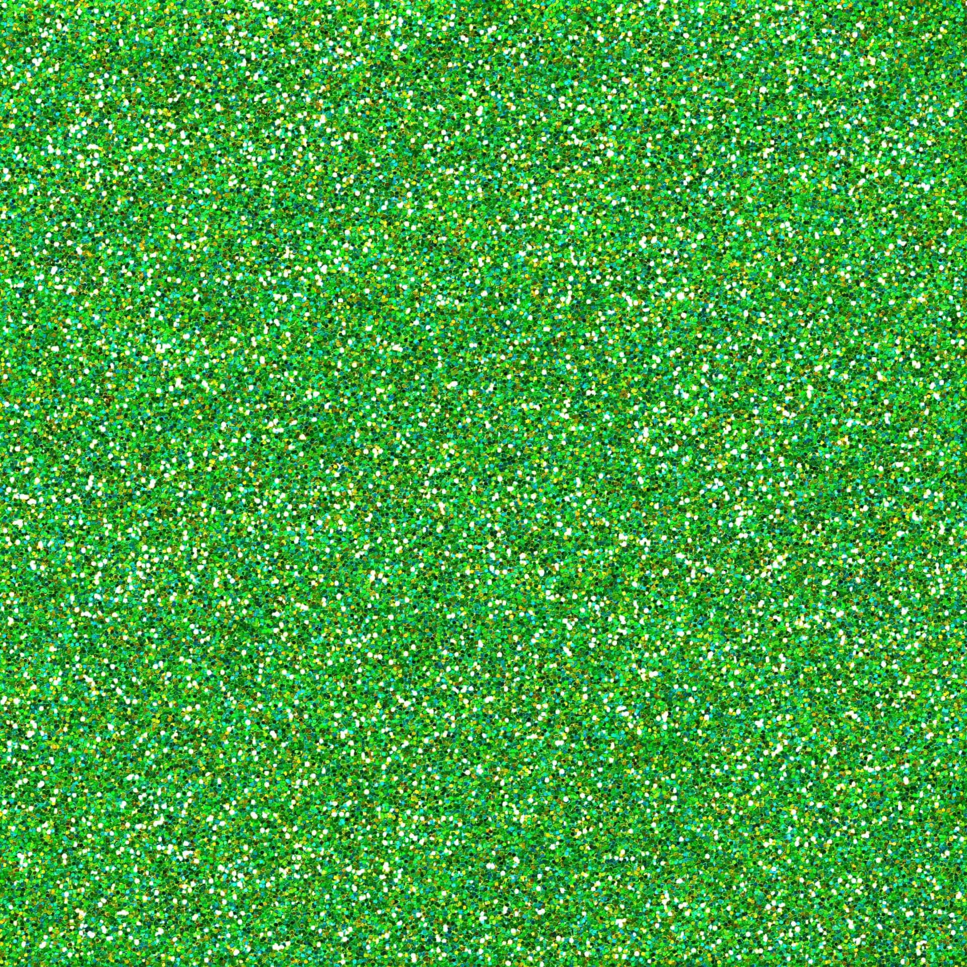 Seamless Grass Green Glitter Background