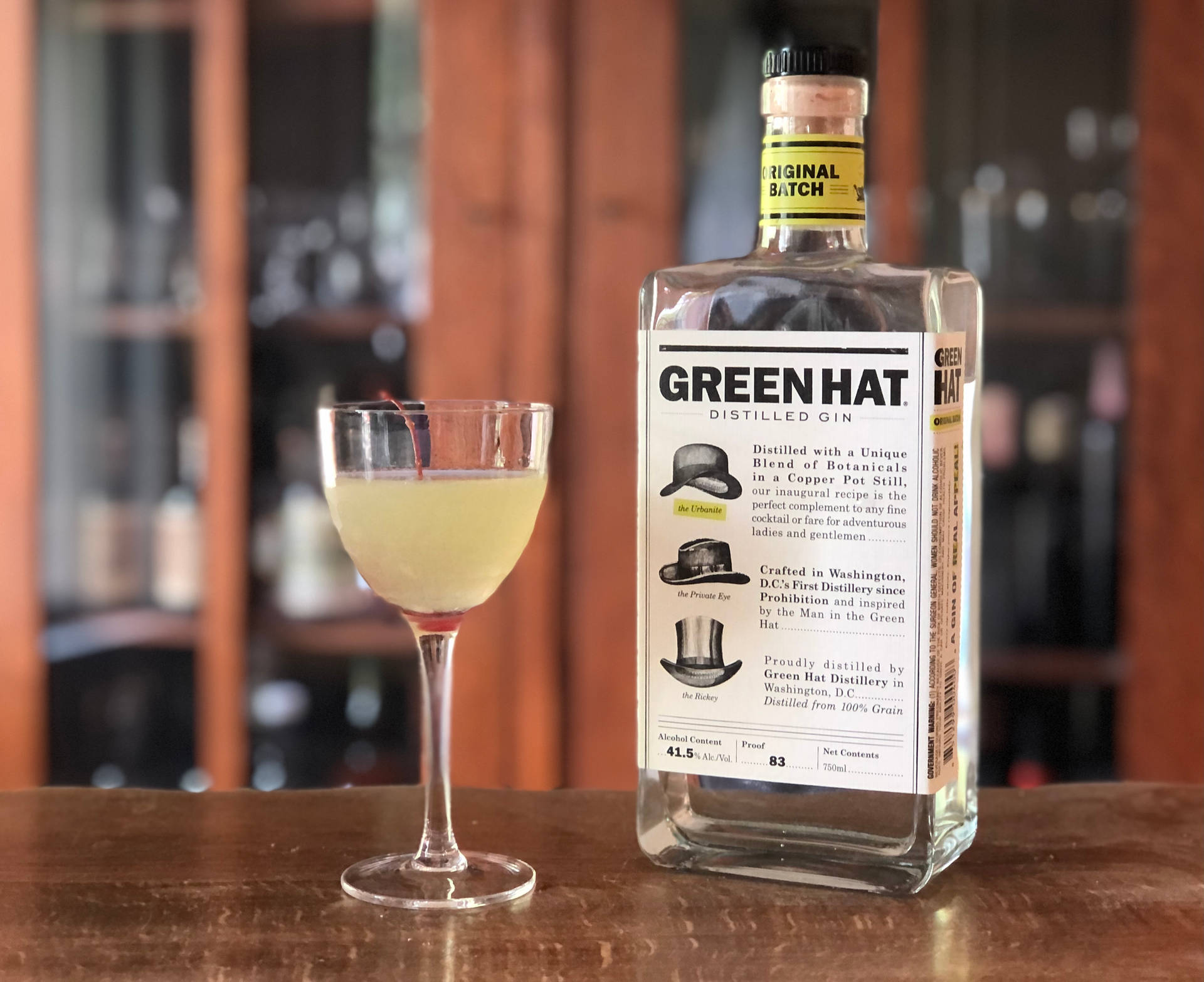 Green Hat Gin Tonic Wallpaper