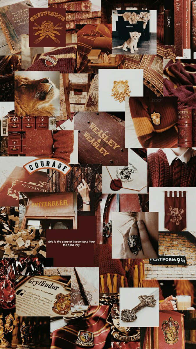 Embrace your inner culture with Gryffindor Aesthetic Wallpaper