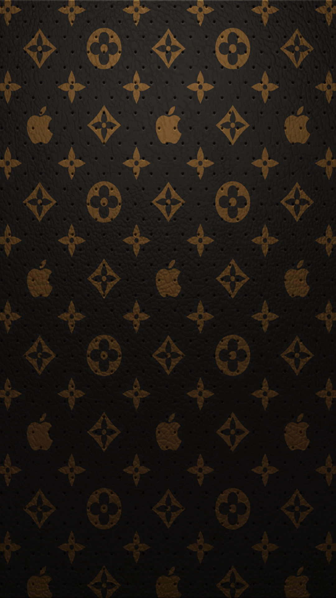 Black And Brown Louis Vuitton Pattern For Background