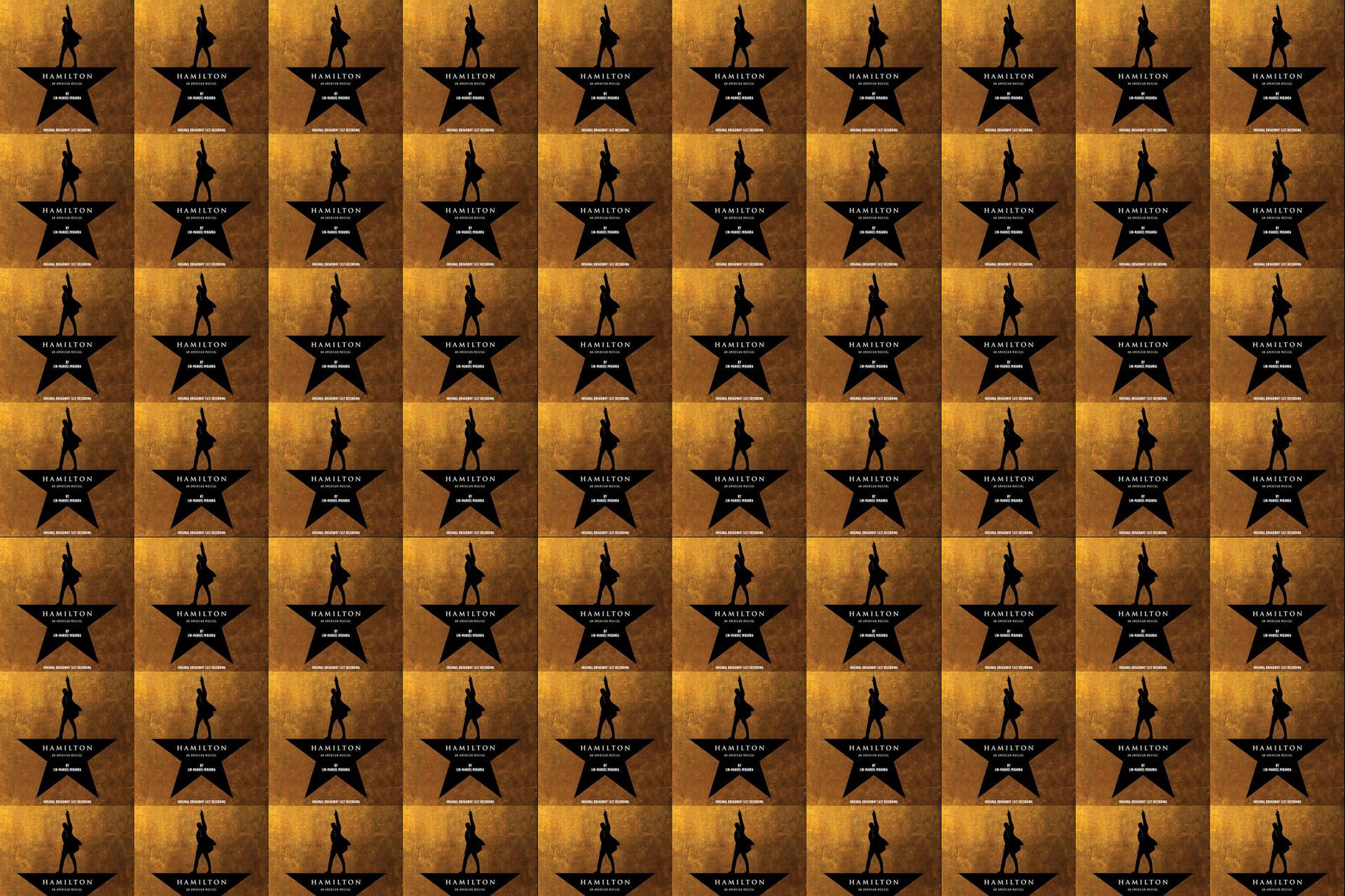 The Official Logo of the Hit Broadway Musical, Hamilton Wallpaper
