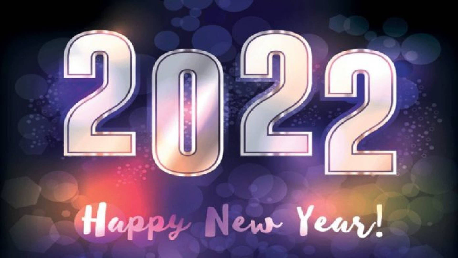 "Elegant New Year 2022 Celebration" Wallpaper