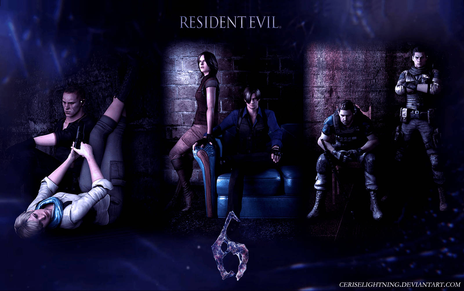 "Surviving the T-Virus in Resident Evil" Wallpaper