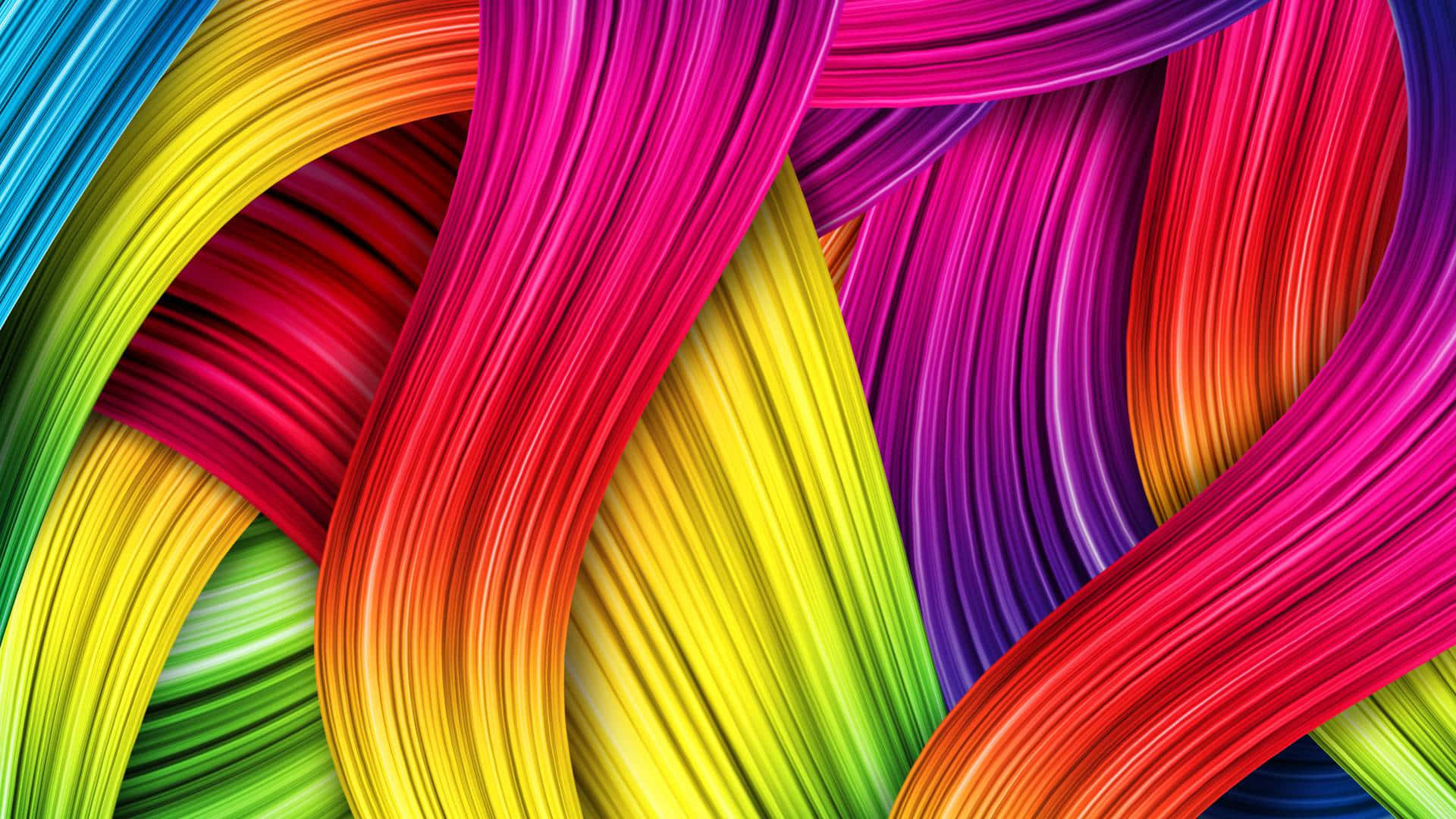 colorful wavy background with colorful lines