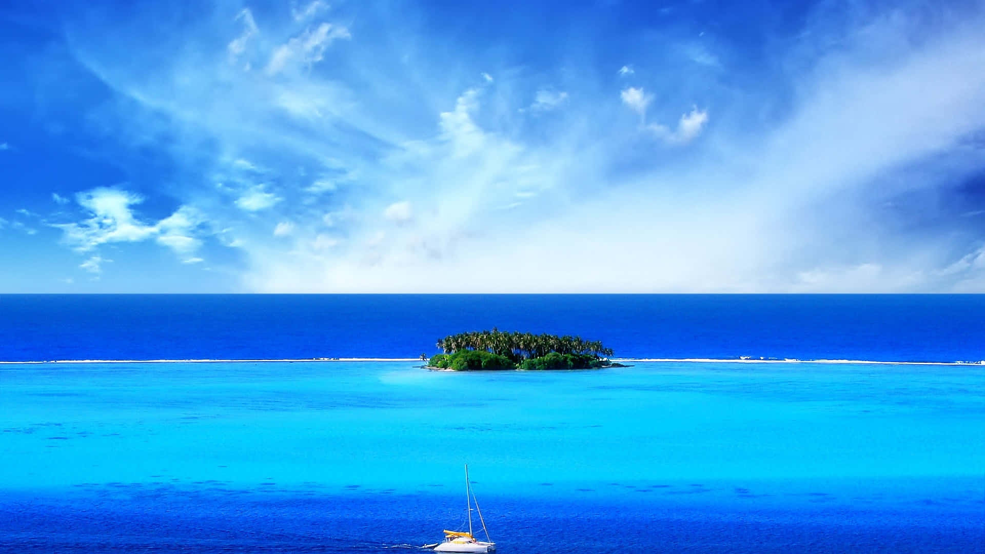 HD Background Blue Ocean