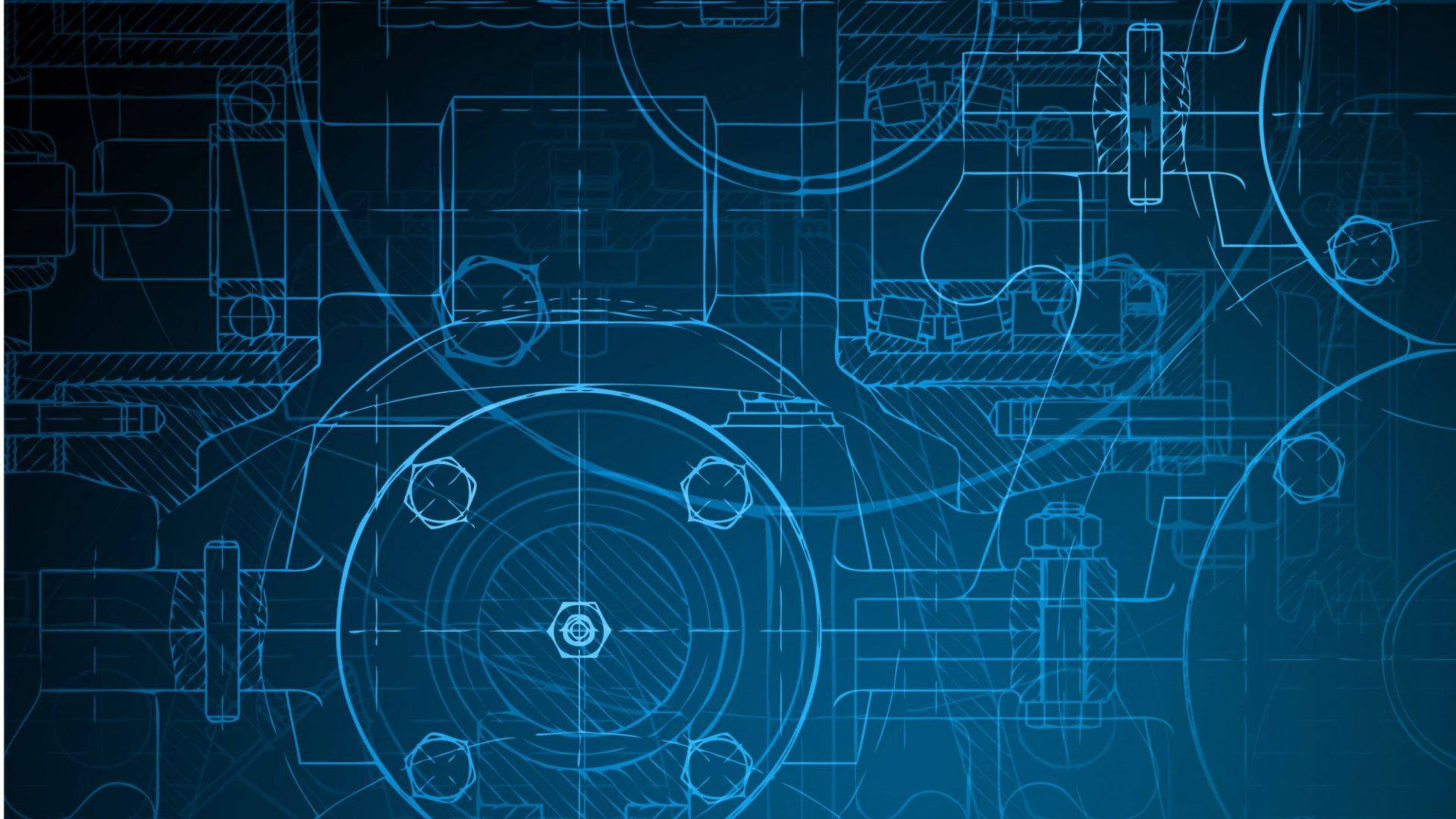 HD Engineering Blueprint Wallpaper