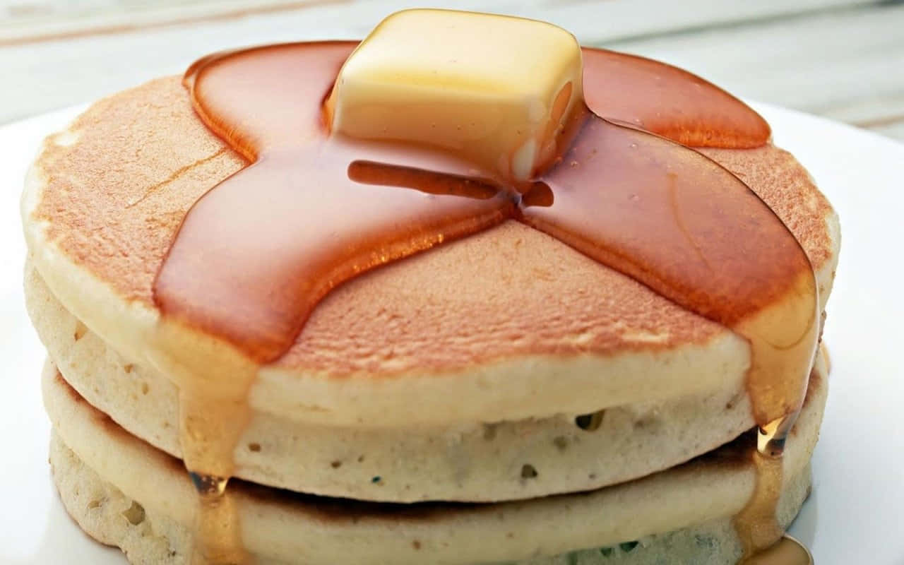 Hd Food Background Pancake And Butter