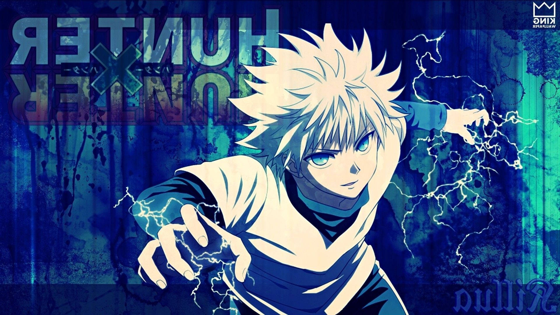 Killua, a master assassin and protagonist of "Hunter × Hunter". Wallpaper
