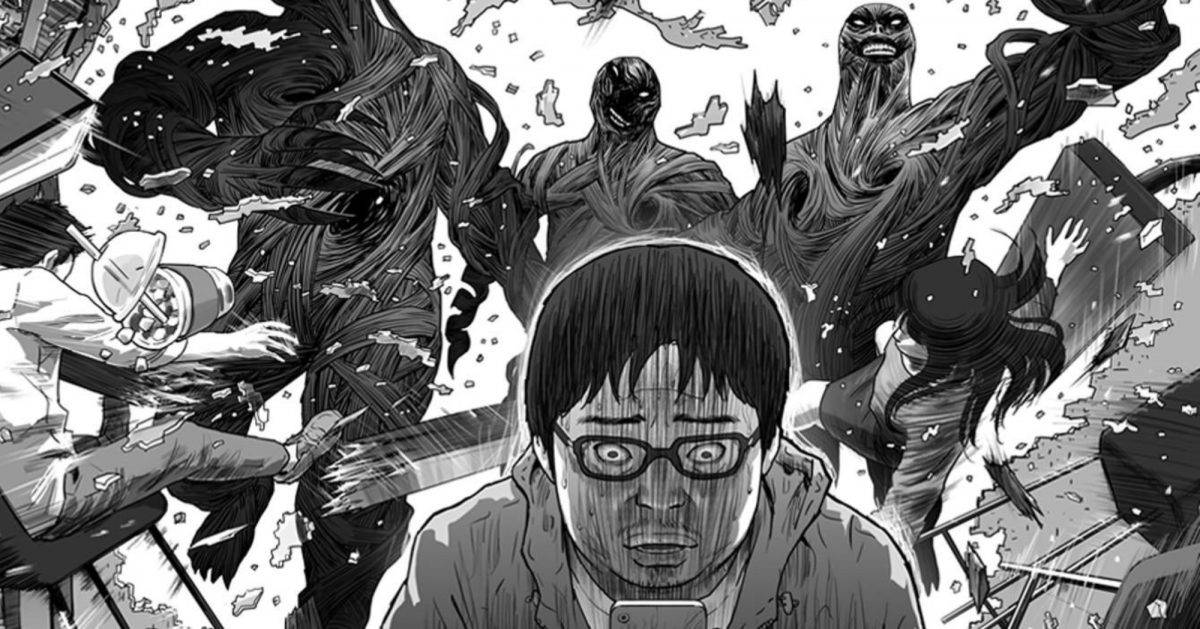 Hellbound Manga Scene Wallpaper