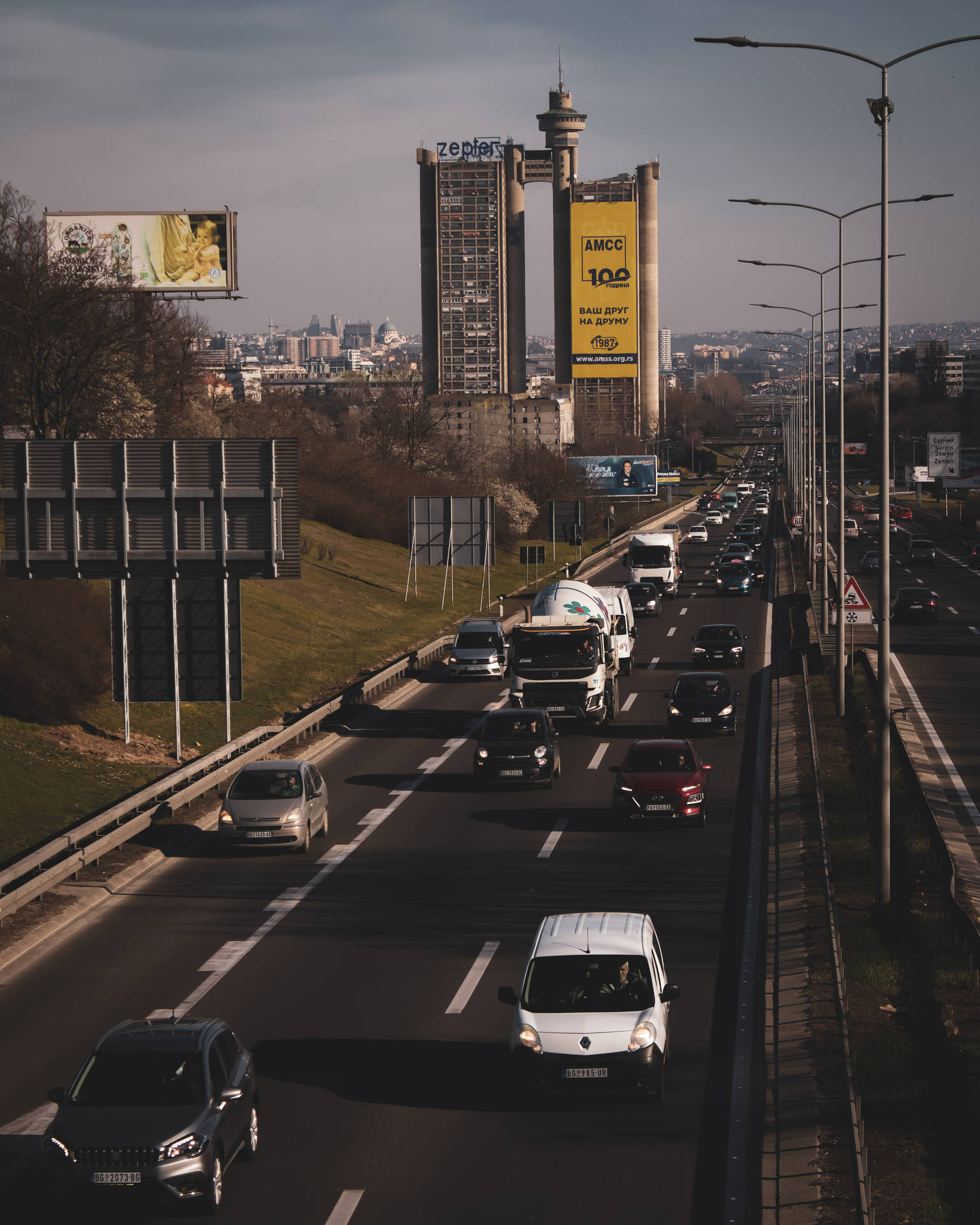 Highway Belgrade Serbia Wallpaper