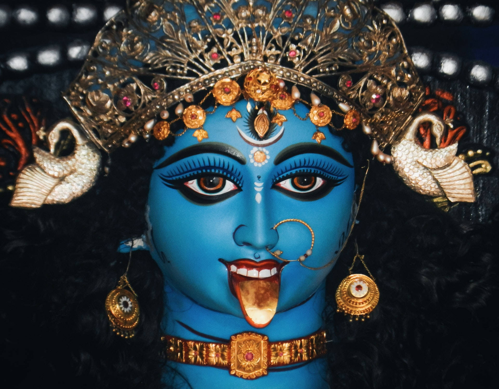 Hindu Goddess Kali Statue Wallpaper