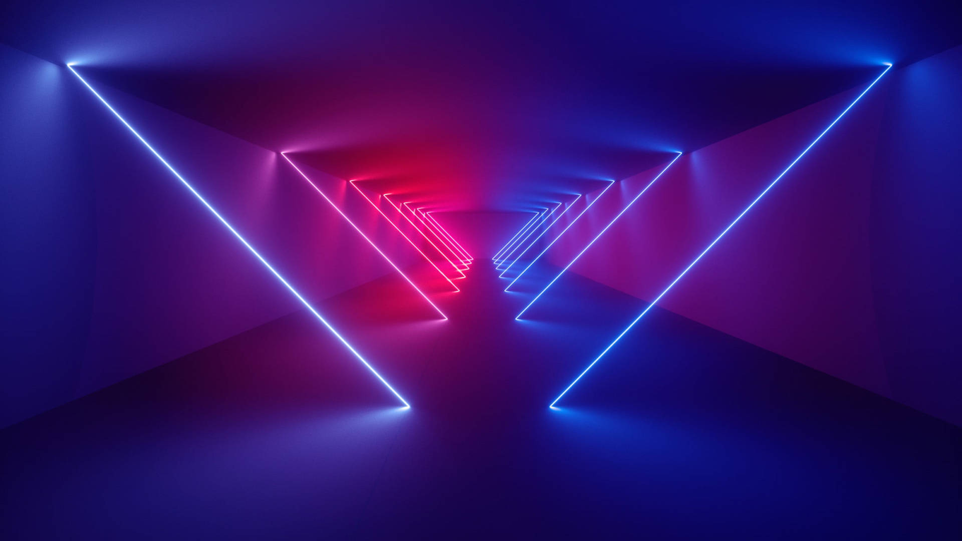 Huawei Abstract Neon Lights Wallpaper