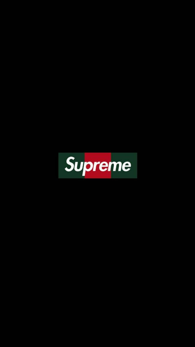 Hype Supreme Red And Green Wallpaper