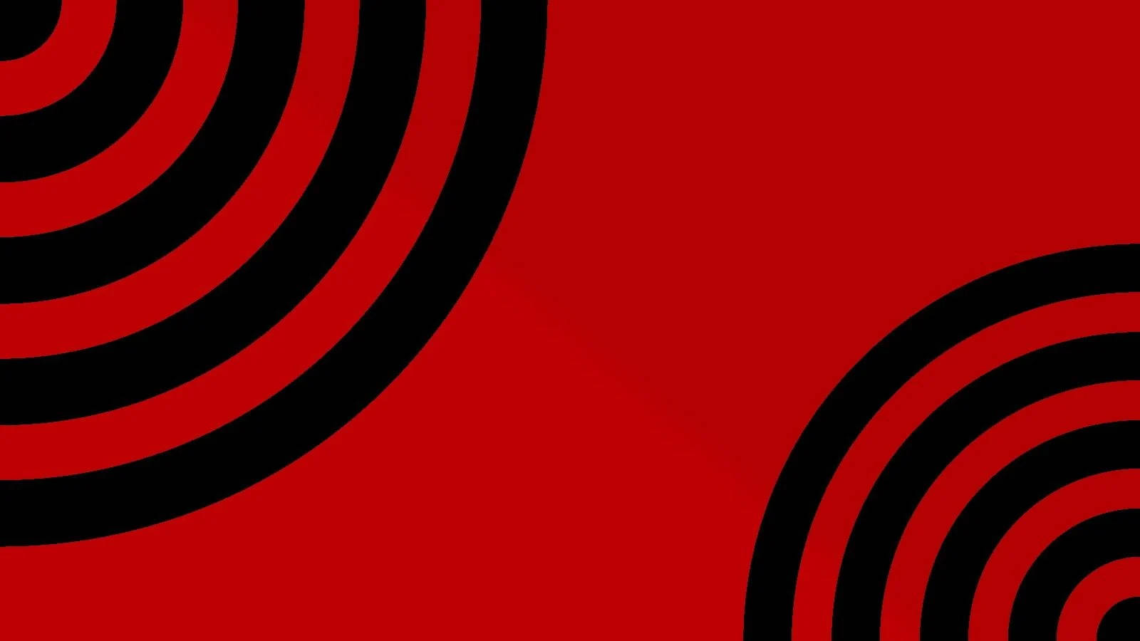 Hypnotizing Red Circle Abstract Art Wallpaper