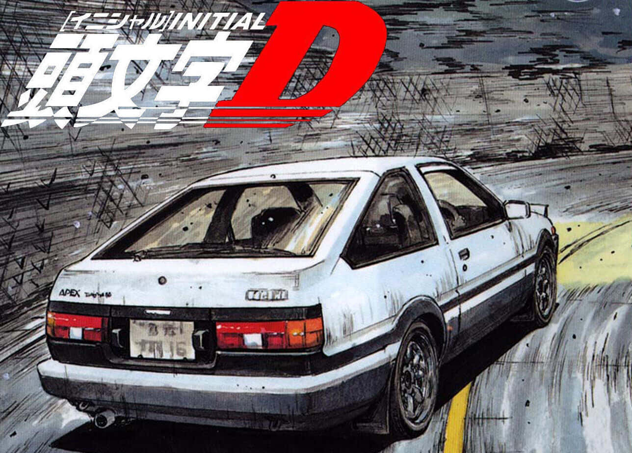 Takumi Fujiwara races in the high-speed world of Initial D