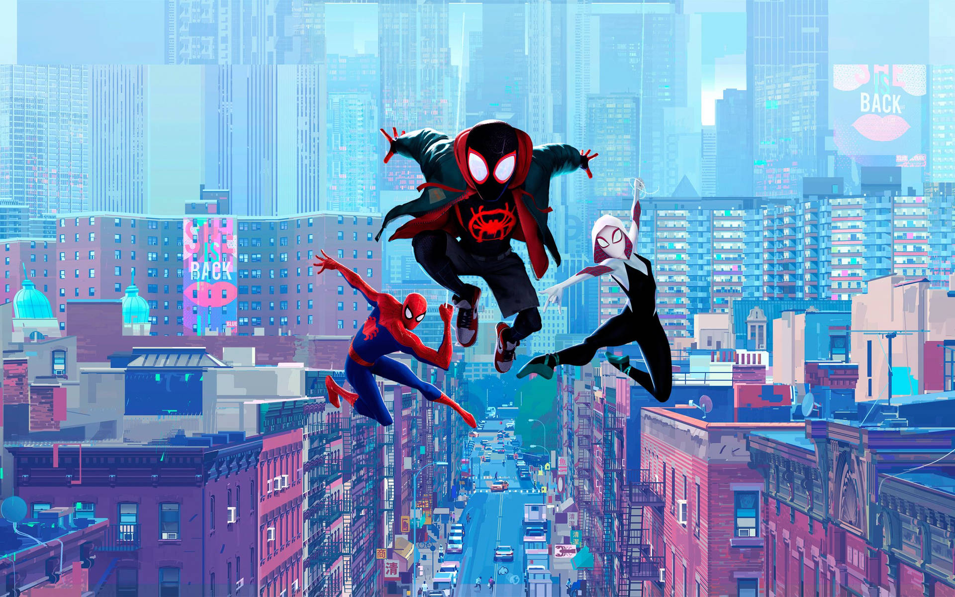 Dancing Into the Spider Verse Wallpaper