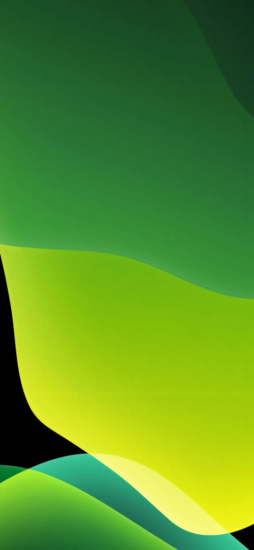 Ios 13 Aesthetic Green Background